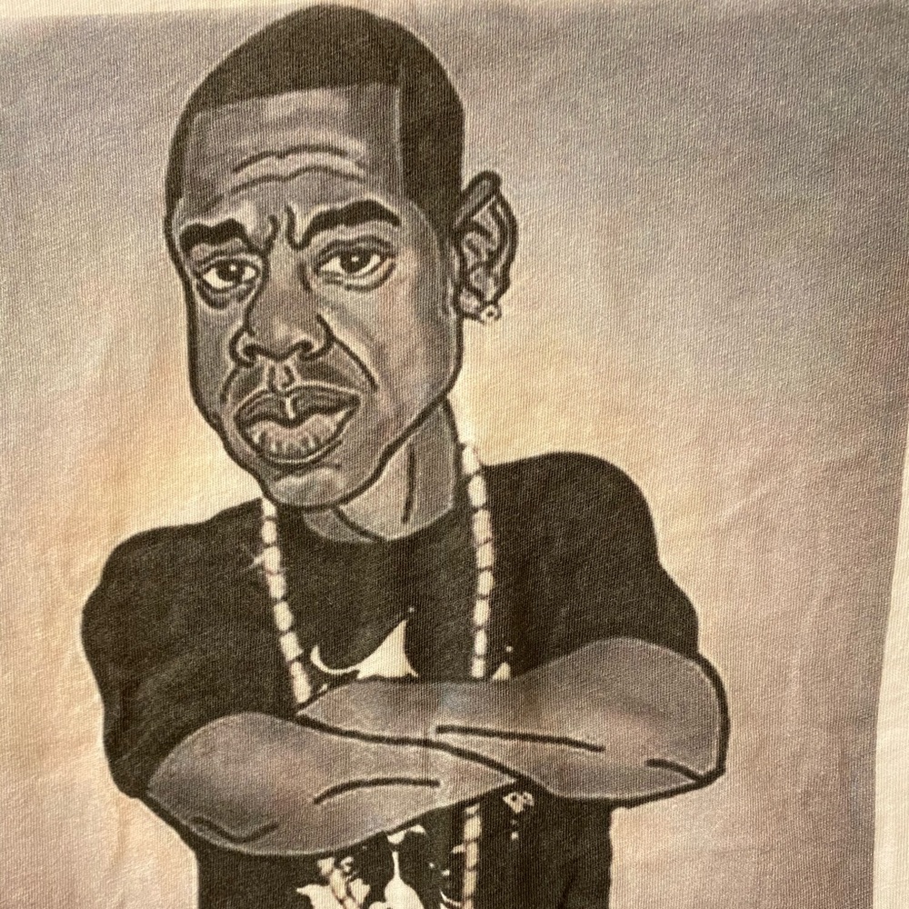 Jay-z caricature tee/crop top